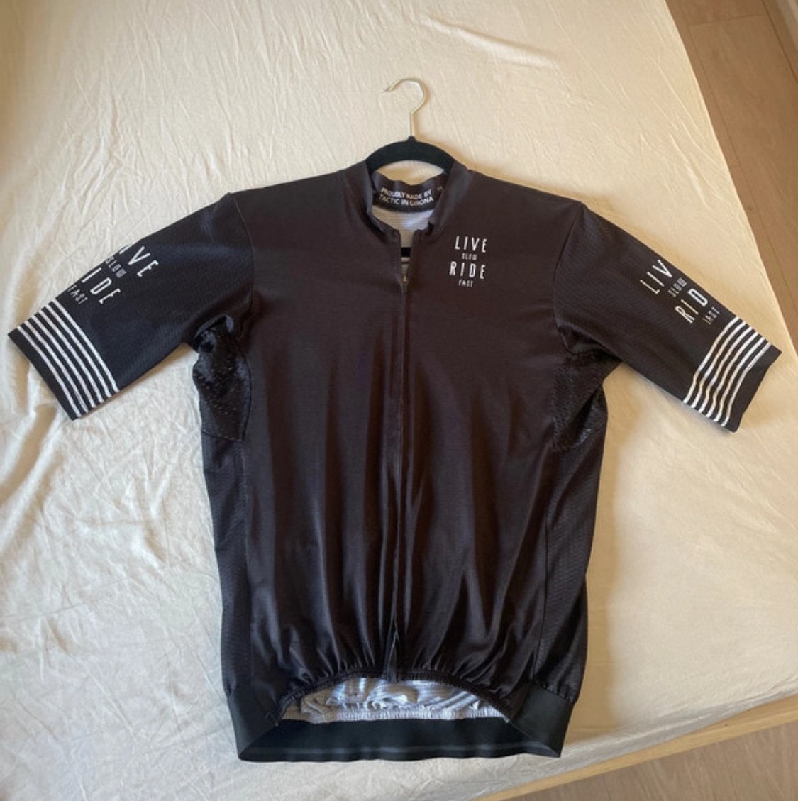 Liveslowridefast Fietsshirt LSRF Maat L, Gebruikt, Heren, Ophalen of Verzenden, L