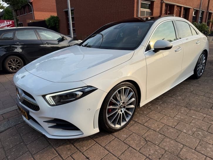 Mercedes-Benz A-Klasse A 200 163pk 7G-DCT 2019 Wit, Auto's, 4 cilinders, 690 kg, 1600 kg, Sedan