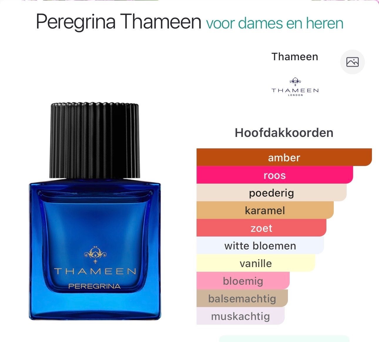 Thameen Peregrina Eau de Parfum 100 ml - Unisex, Ophalen of Verzenden, Nieuw
