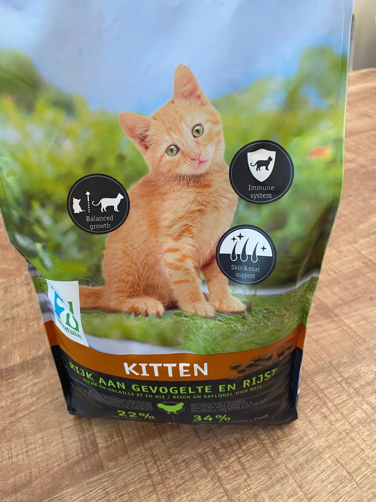 Gratis kittenvoer van de intratuin, Ophalen