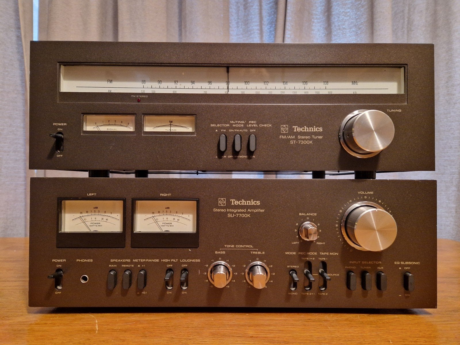 Technics ST 7300K tuner en SU 7700 K versterker, Overige merken, Technics, Ophalen of Verzenden, Technics