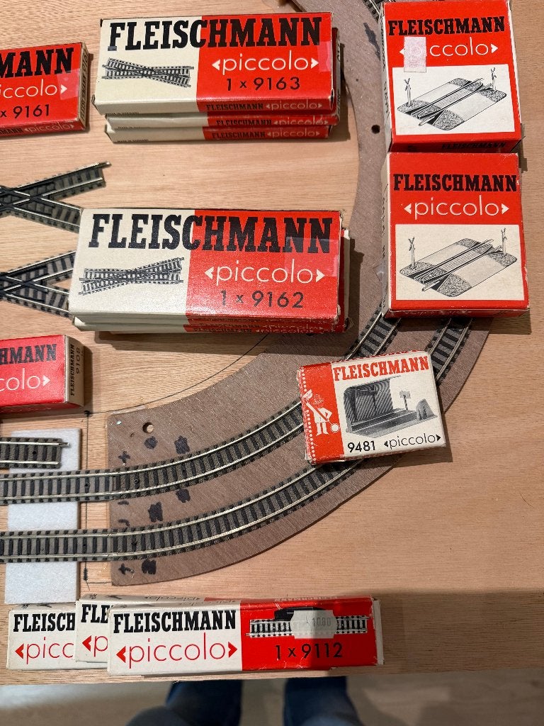 Fleischmann Picollo Rails LOT, Gebruikt, Gelijkstroom, Fleischmann, Rails