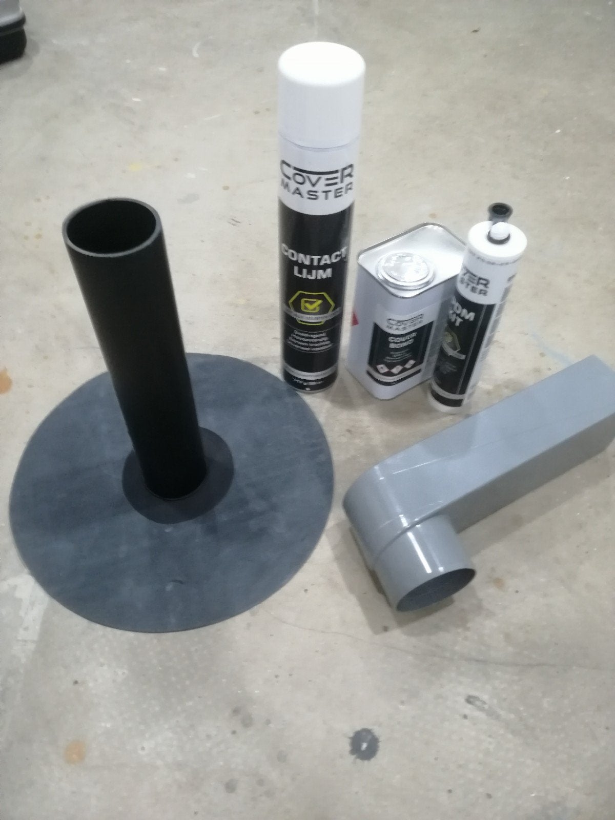 Div dak materialen EPDM, Kunststof, Zwart, Overige typen, Nieuw