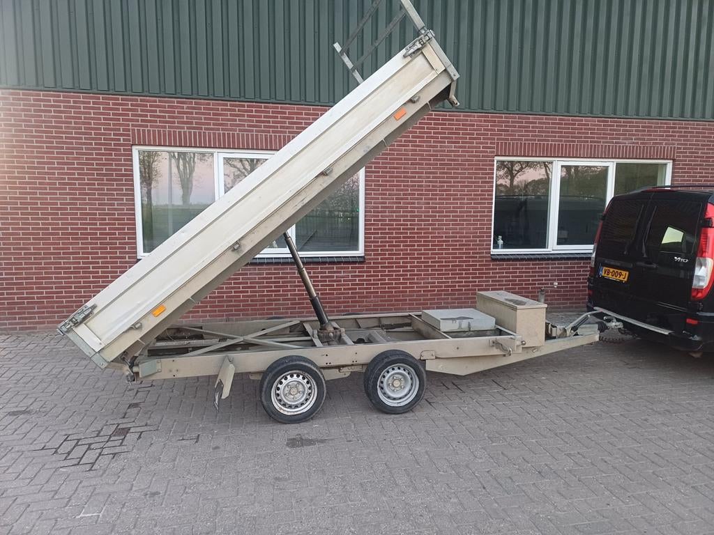 Kipper aanhanger Saris 3500kg in nette staat, Auto diversen, Aanhangers en Bagagewagens, Ophalen of Verzenden, Gebruikt
