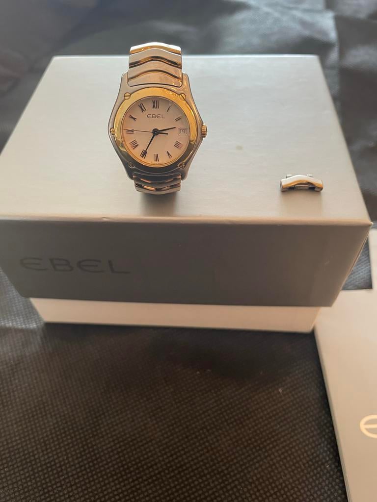 Ebel dameshorloge, Sieraden, Tassen en Uiterlijk, Horloges | Antiek, Overige merken, Staal, Polshorloge, 1960 of later