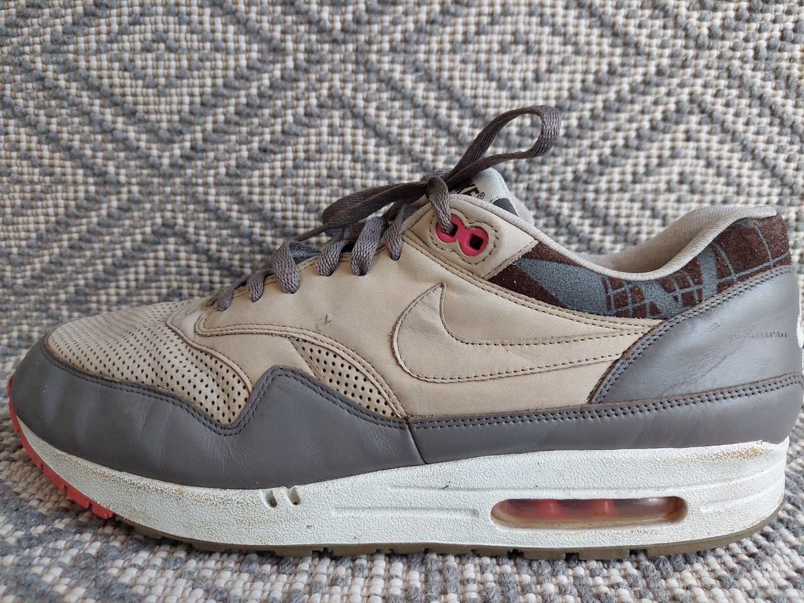 Nike air max 1 pink pack chino 46, Overige kleuren, Nike, Ophalen of Verzenden, Sneakers of Gympen
