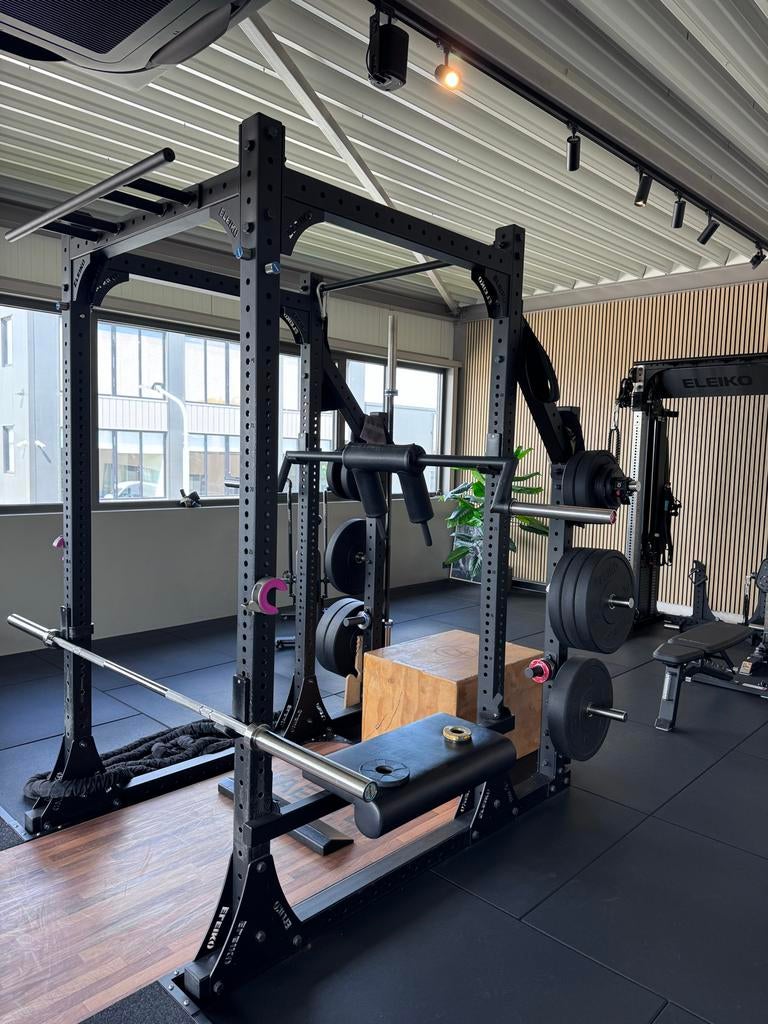 Eleiko XF Power Rack & Glute Bench, Ophalen, Zo goed als nieuw, Benen, Overige typen