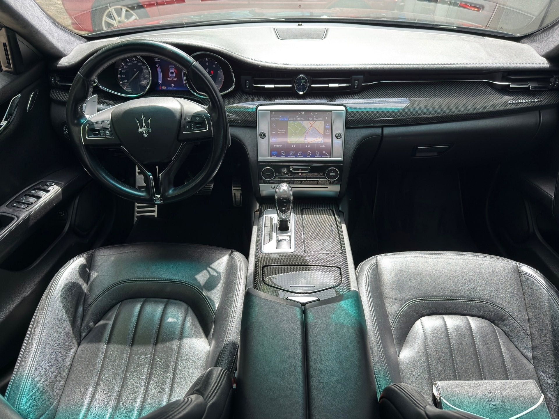 Maserati Quattroporte 3.0 S Q4 l Schuifdak l Carbon l Volled, Automaat, Euro 5, Gebruikt, Zwart