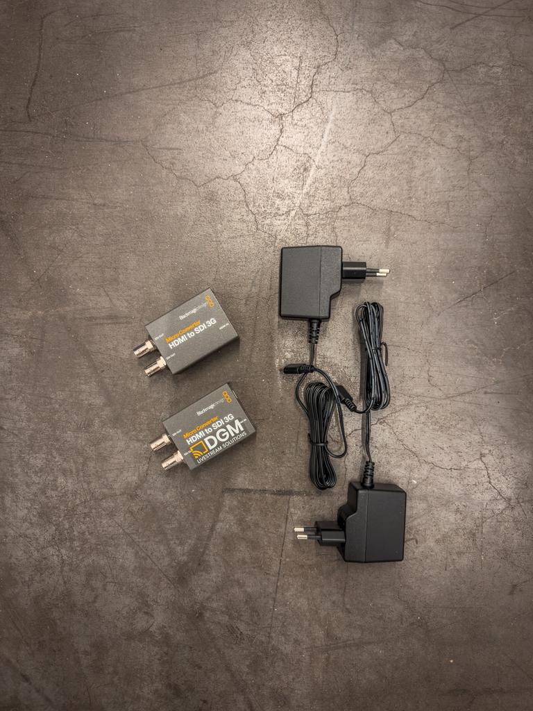 Blackmagic Micro Converter HDMI to SDI 3G – Set van 2, Ophalen of Verzenden, Zo goed als nieuw