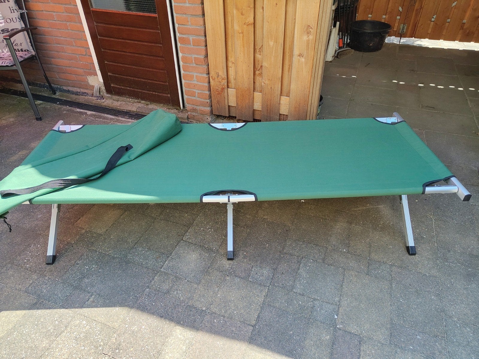 Veldbed in draagtas - 190x70x42 cm, Ophalen