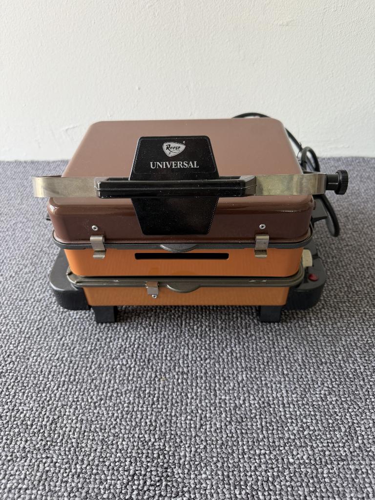 Vintage grill Reese Universal jaren 70 retro oranje, Ophalen of Verzenden, Metaal, Meerkleurig, Overige typen