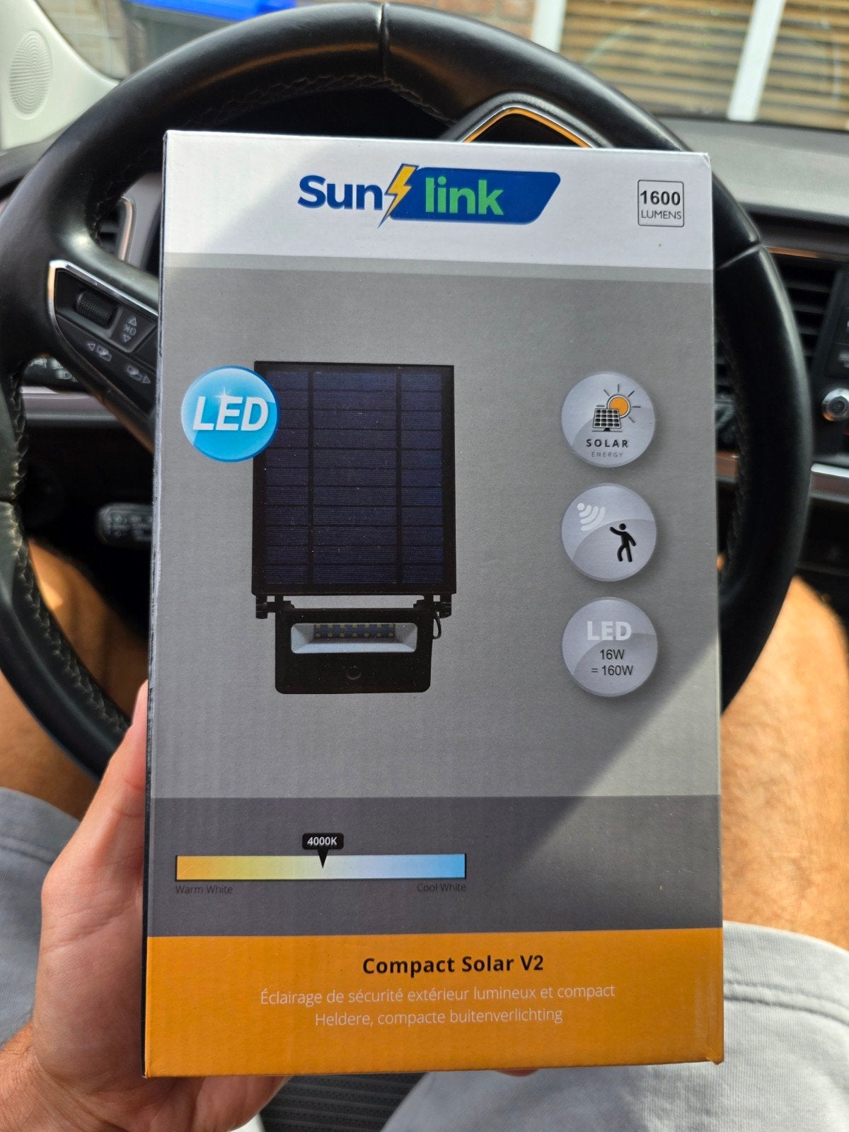 Sunlink Compact Solar V2 LED Buitenverlichting, Minder dan 50 watt, Led, Overige typen, Nieuw