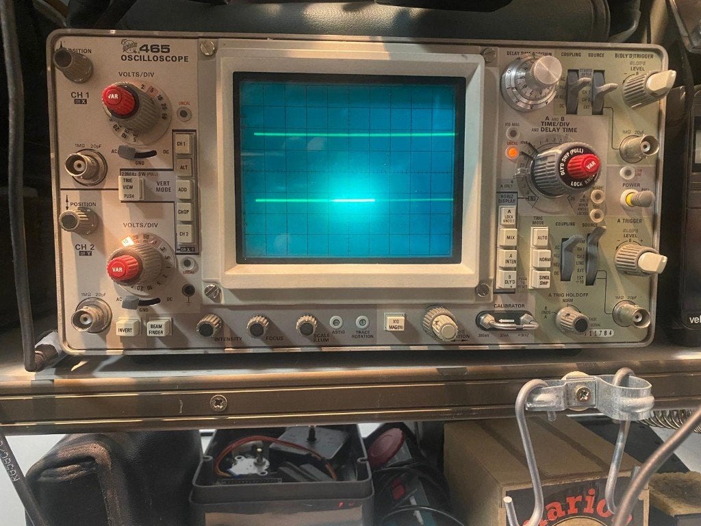 Oscilloscoop Tektronix 465, Doe-het-zelf en Verbouw, Meetapparatuur, Ophalen, Gebruikt