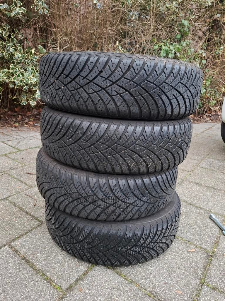 4 All Season banden op velg 165/65R14, Ophalen of Verzenden