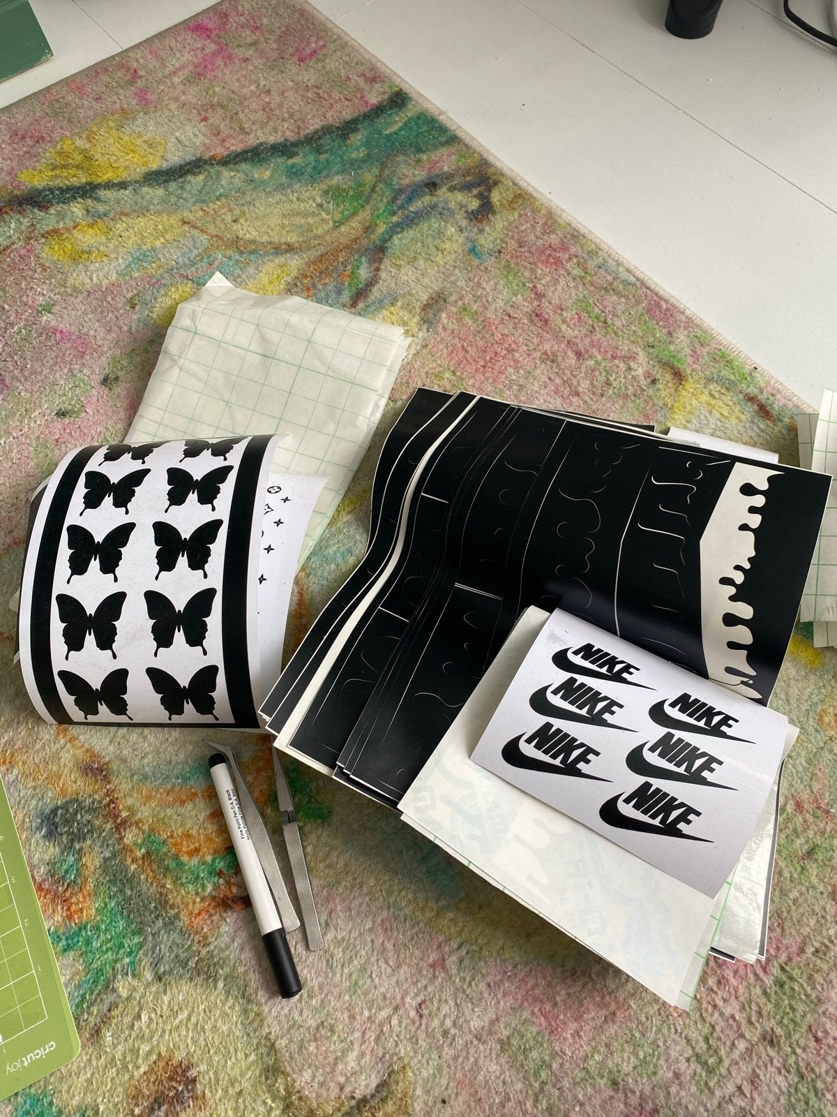 Cricut Joy snijmachine met accessoires en vinyl, Geschikt voor snijden, Overige thema's, Meerkleurig, Ophalen of Verzenden