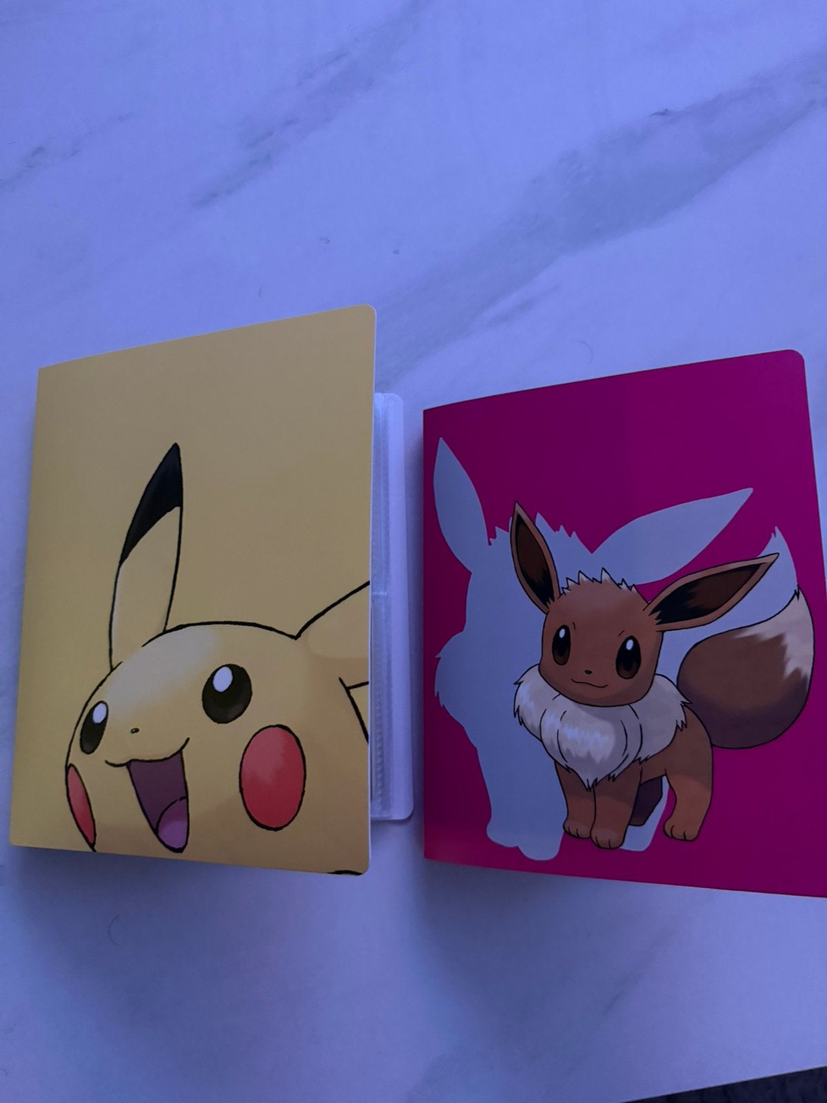 Pokemon mappen met oude kaarten, Hobby en Vrije tijd, Ophalen of Verzenden, Zo goed als nieuw, Meerdere kaarten