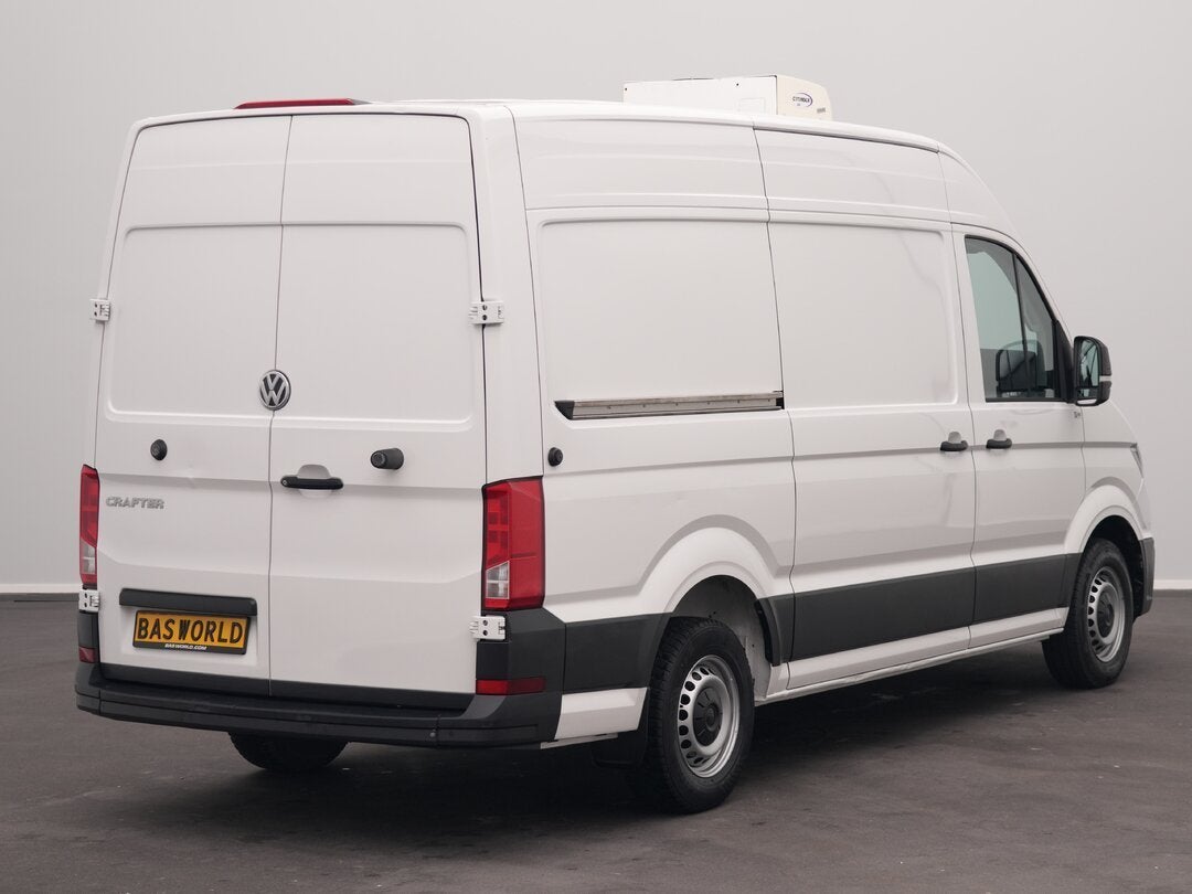 Volkswagen Crafter 140OK Koelwagen Gesloten L3H3 Carrier Cit, Auto's, Gebruikt, Euro 6, 4 cilinders, Volkswagen