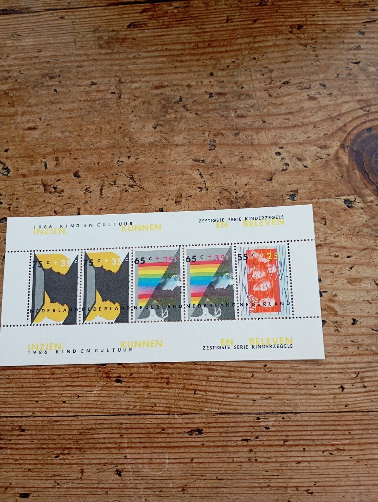 1986 Serie Kinderpostzegels Blokje, Postzegels en Munten, Ophalen of Verzenden
