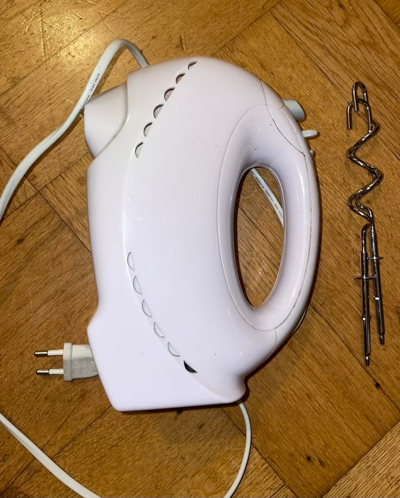Hema mixer deeghaken keukenmixer wit 8e handmixer hand, Witgoed en Apparatuur, Keukenmixers, 1 tot 2 liter, Ophalen of Verzenden