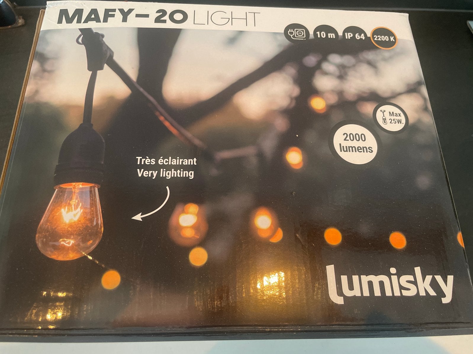 Lumisky MAFY-20 Lichtsnoer - 10m met 20 LED lampen, Ophalen of Verzenden, Nieuw