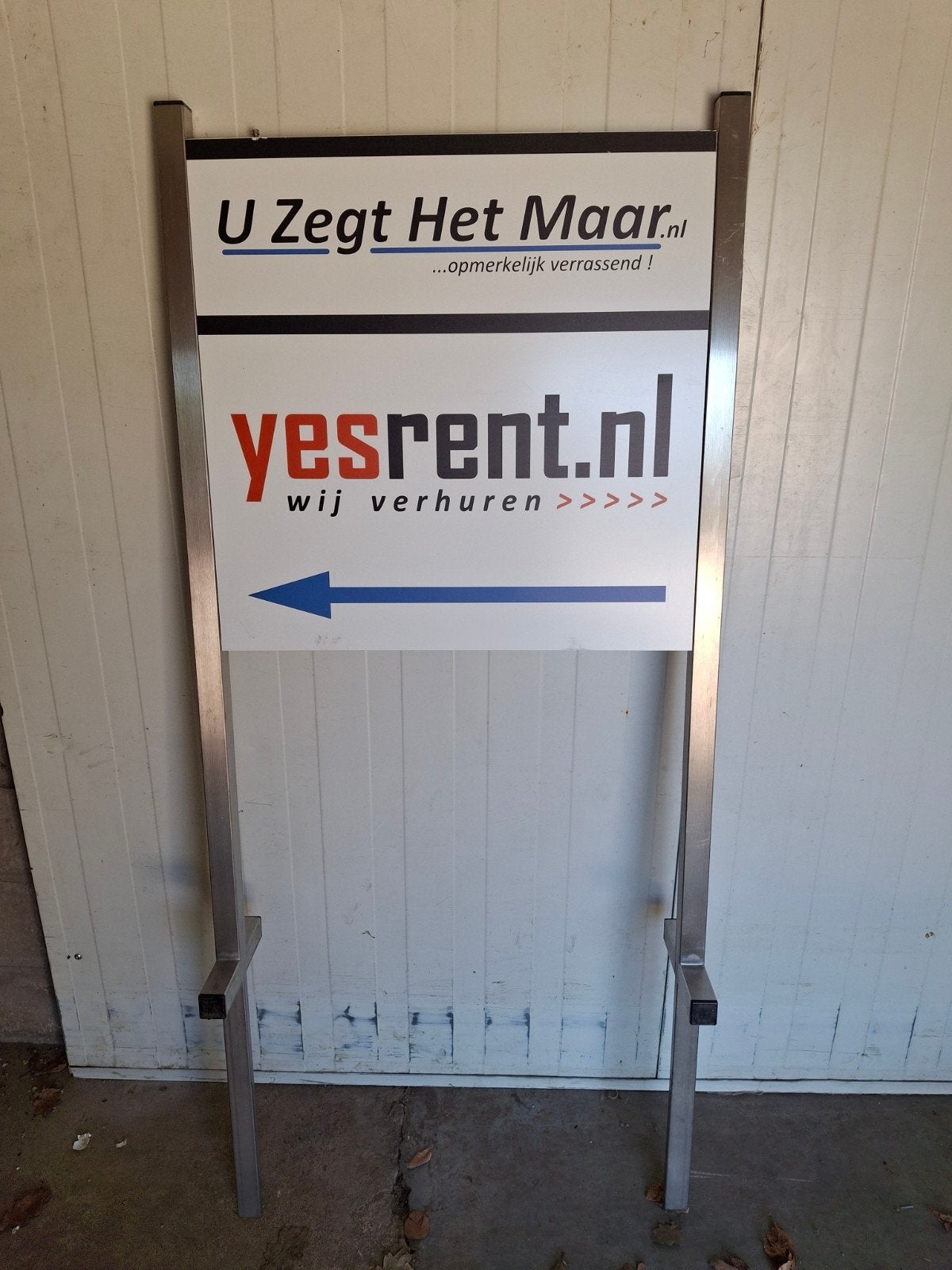 R.V.S. Reclame, Makelaars, Advertentie Borden(4x). Per stuk:, Ophalen, Zo goed als nieuw