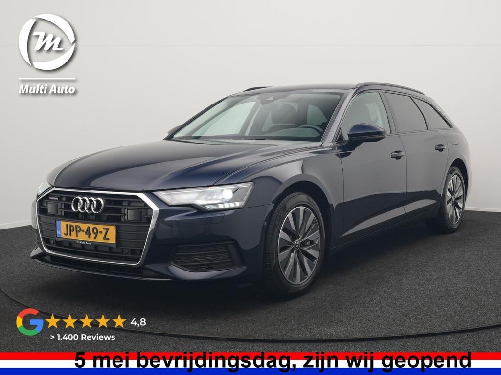 Audi A6 Avant 50 TFSI e Quattro Advanced edition PHEV 300pk, Automaat, 77 km/l, Gebruikt, Zwart