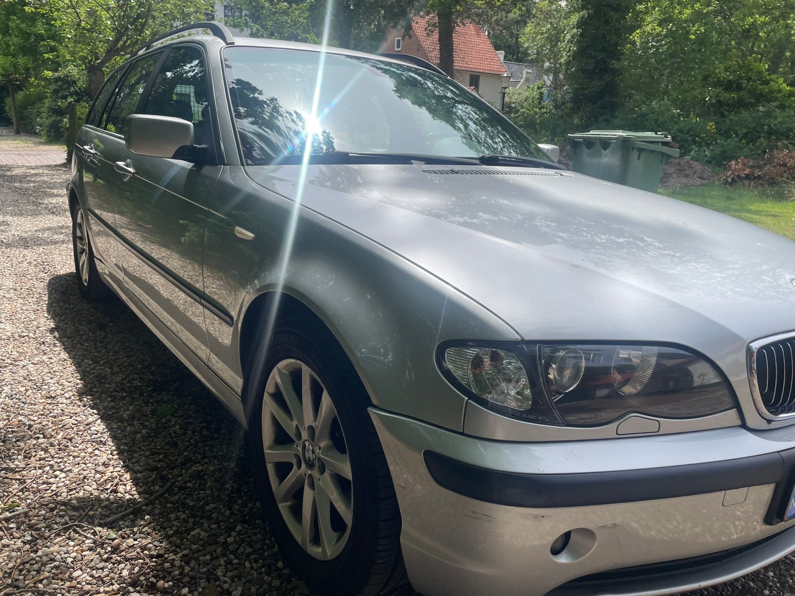 BMW 3-Serie (e46)  2.5 I 325i Touring AUT 2003 zilver, Auto's, Automaat, Achterwielaandrijving, 10 km/l, Stationwagon