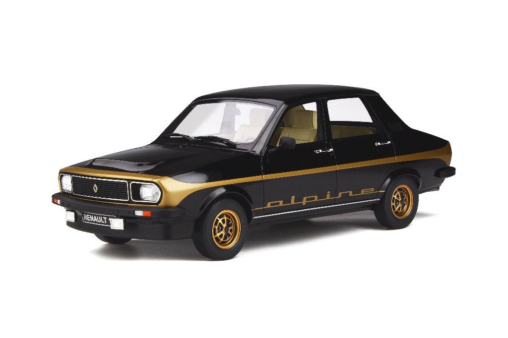 Renault 12 R12 Alpine Sedan Zwart 1978 OttoMobile OT336, Hobby en Vrije tijd, OttOMobile, Auto, Z Models 2 rue de l'Ecusson sales@solido.com