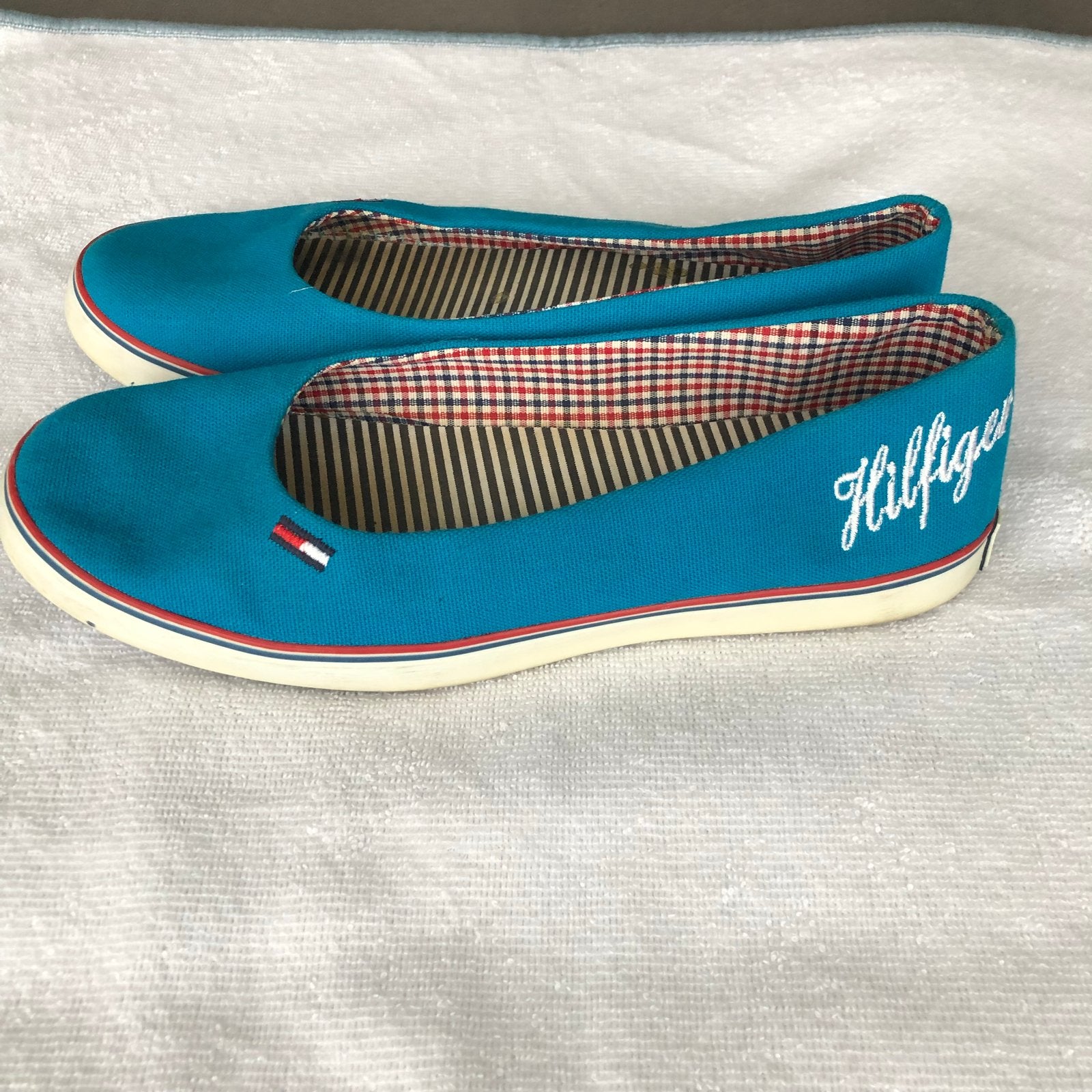 Tommy Hilfiger Ballerina's - Blauw, Blauw, Gedragen, Ballerina's, Ophalen of Verzenden