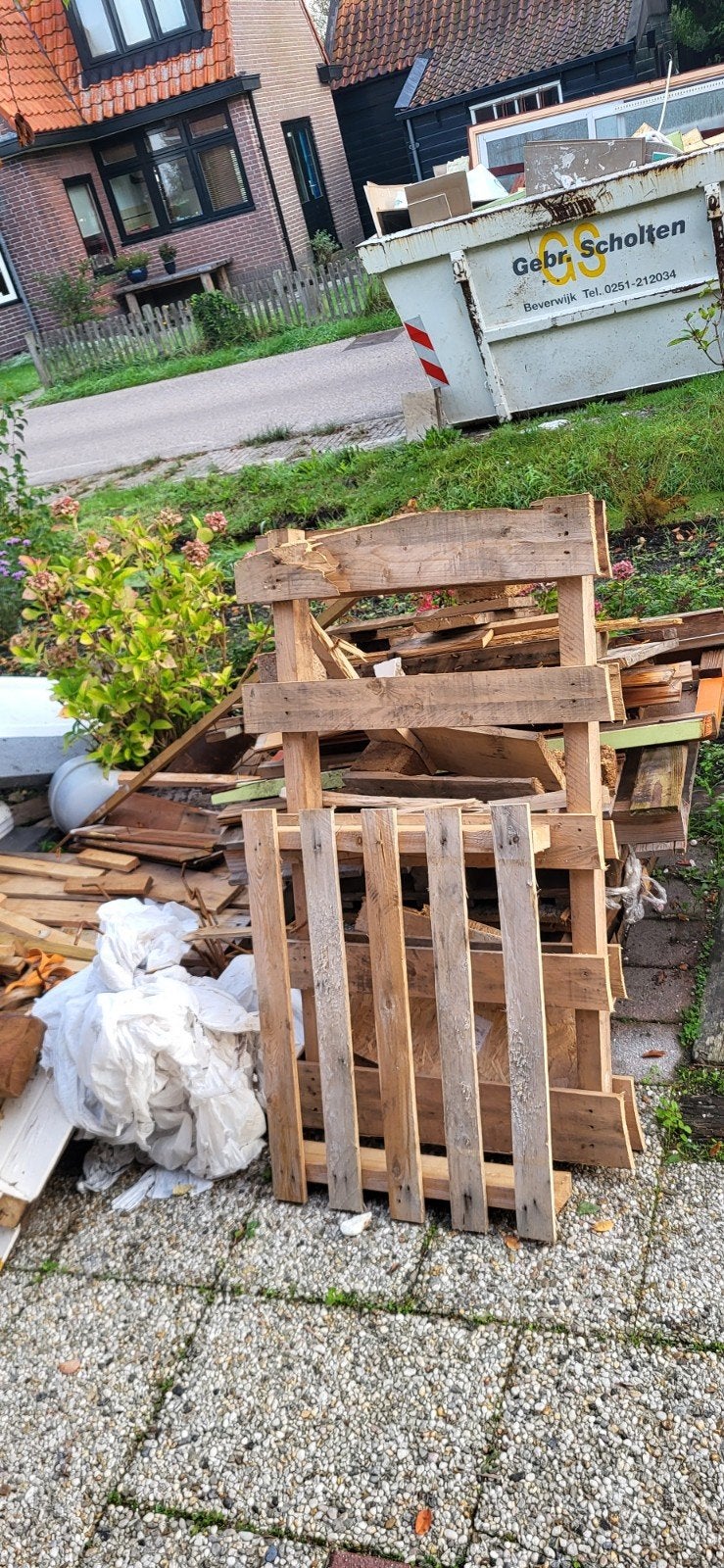Gebruikte houten pallets (hele pallets staan in achtertuin), Ophalen, Gebruikt, Minder dan 25 mm, Pallet