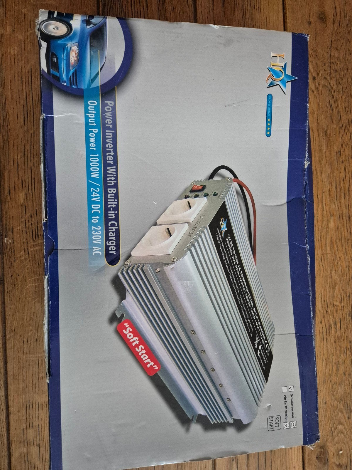 HQ Power Inverter 1000W / 24V DC naar 230V AC, Ophalen of Verzenden, Nieuw, Universele onderdelen