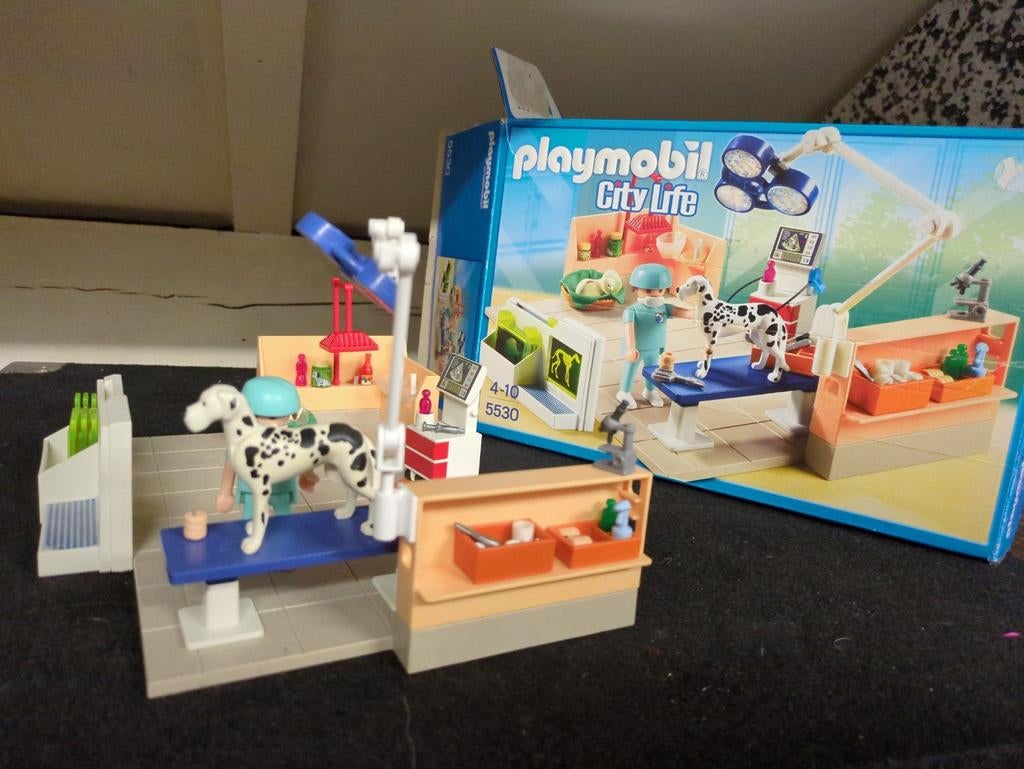 Playmobil 5530 Dierenarts Praktijk met Accessoires, Ophalen of Verzenden, Gebruikt, Complete set