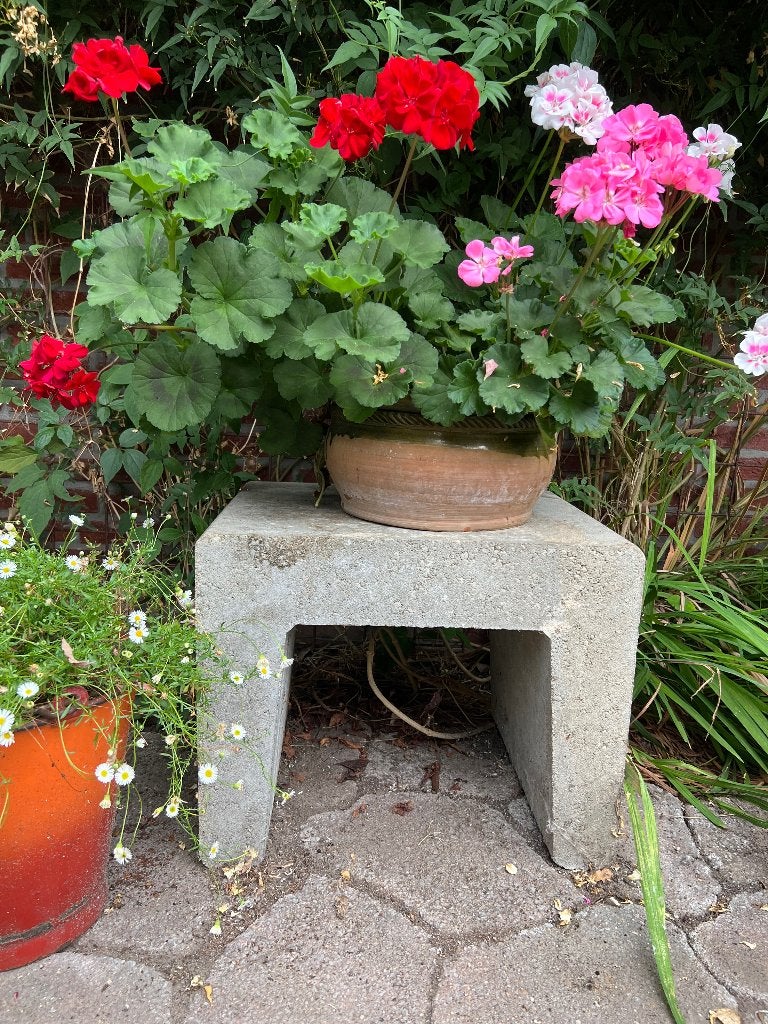 Gratis betonnen U element, Tuin en Terras, Ophalen, Gebruikt