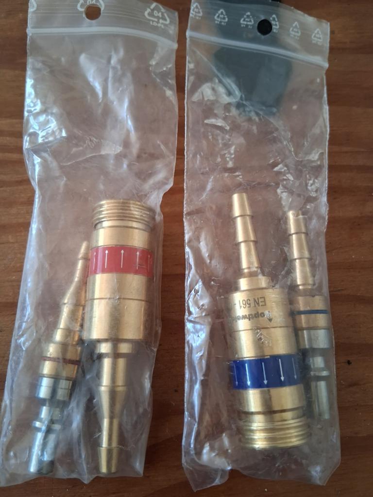 Snelkoppeling NKTT brandbaar gas en zuurstof 6/8mm IB, Ophalen of Verzenden, Nieuw