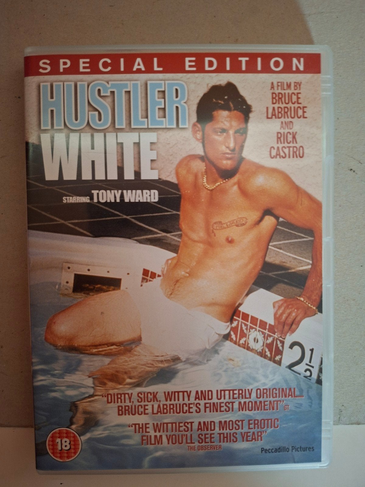rare gay cult movie hustler white dvd special edition, Overige gebieden, Verzenden, Zo goed als nieuw, Drama