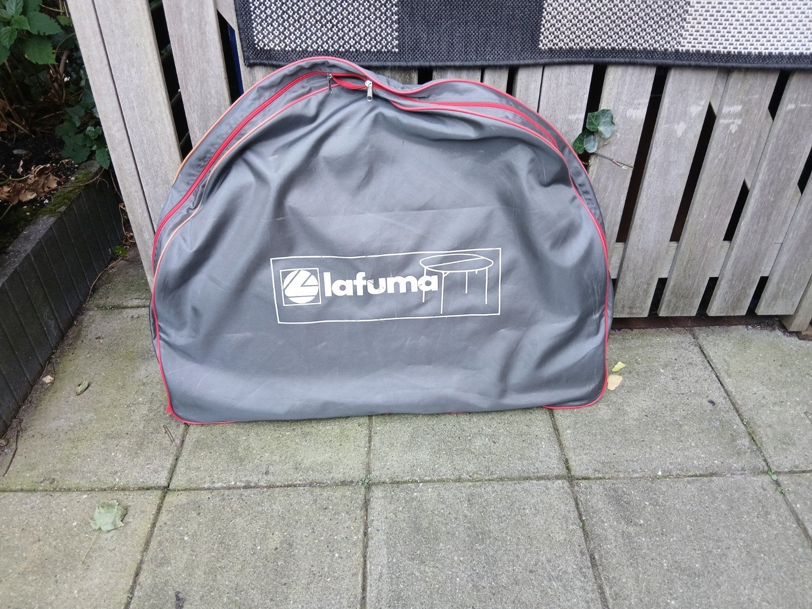 Lafuma kampeertafel 120/90 z.g.a.n, Ophalen, Zo goed als nieuw, Campingtafel