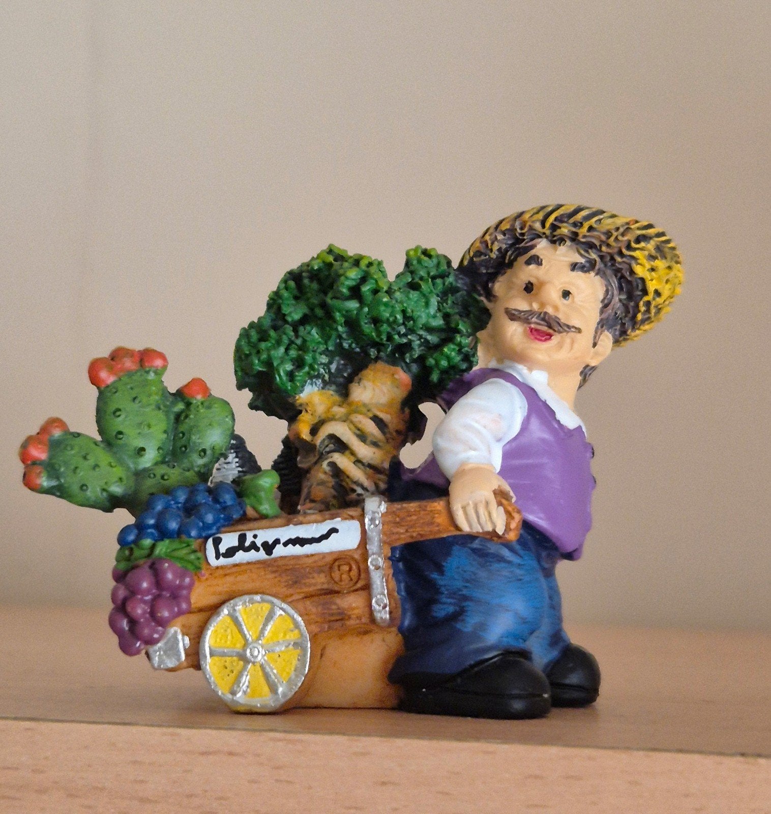 Mini groenteboer decoratie uit Italië, Ophalen of Verzenden, Nieuw