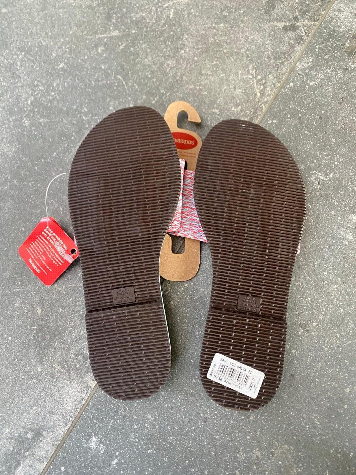Nieuwe Havaianas slippers maat 36/37, Ophalen of Verzenden, Nieuw, Blauw, Slippers