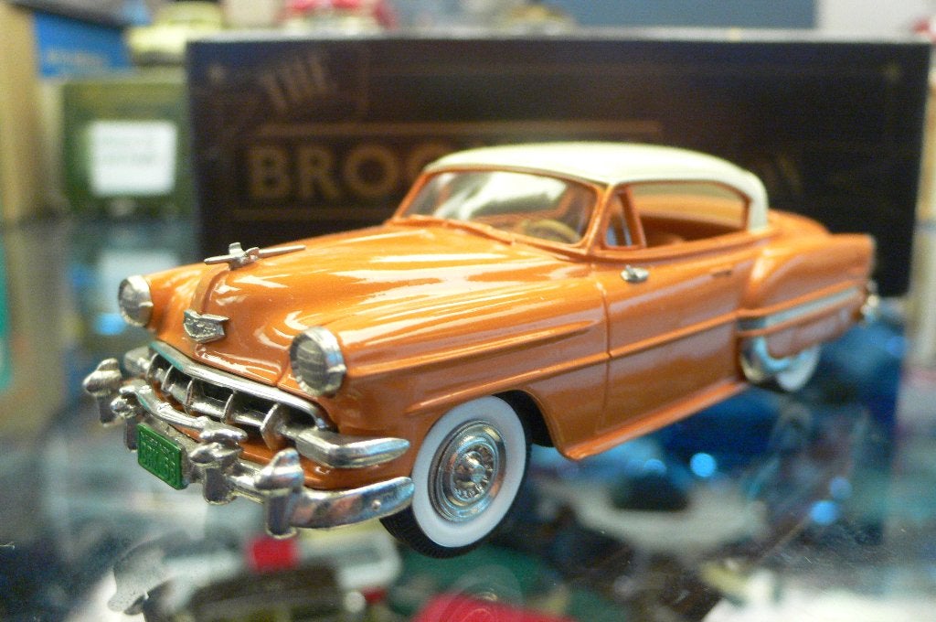 chevrolet bel air 1954 - brooklin models 1/43 -mist spiegel-, Ophalen of Verzenden, Zo goed als nieuw, Auto, Overige merken