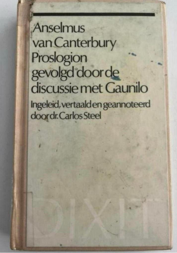 Anselmus van Canterbury: Proslogion & discussie met Gaunilo, Boeken, Ophalen of Verzenden, Gelezen
