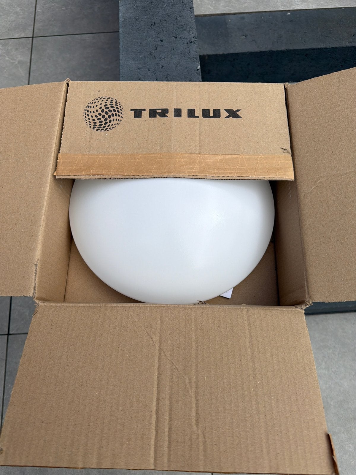 4 x Trilux LED plafondlamp, wit, nieuw in doos, Ophalen, Wit, Overige merken, Kunststof