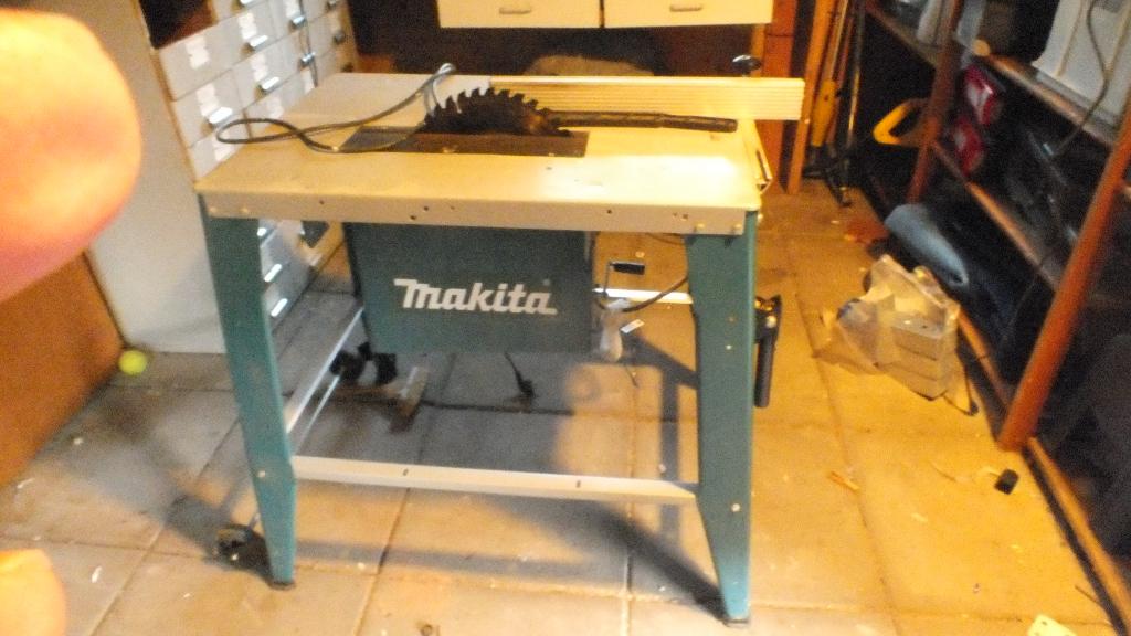 makita 2712 zaagtafel, Ophalen, Gebruikt, Cirkelzaag, Makita