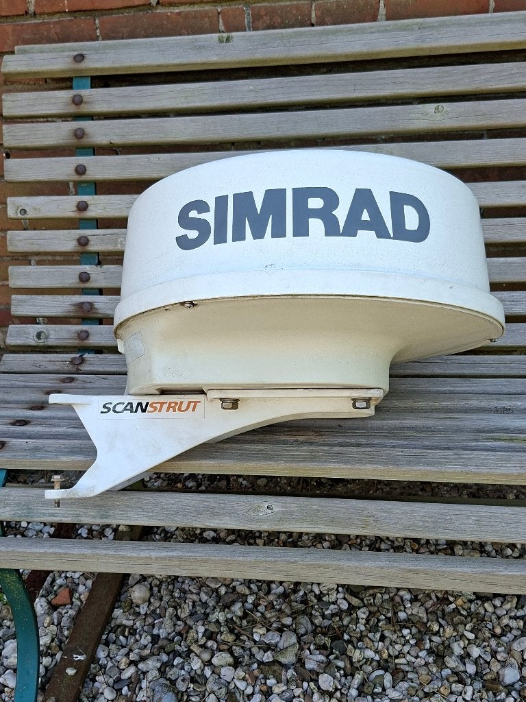 Simrad radardome en power supply RS4050, Ophalen, Gebruikt, Radar