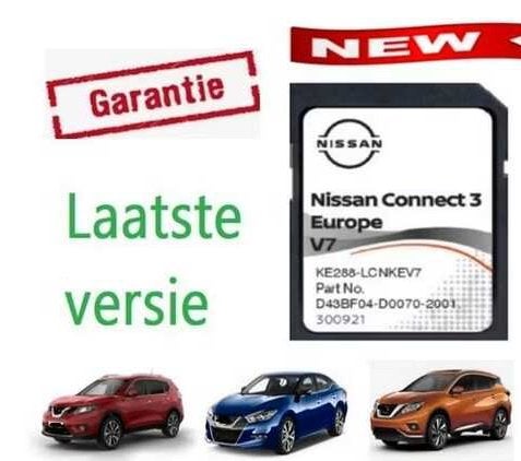 Nissan Connect 3 SD kaart Navigatie, NIEUW Quashqai Note ed*, Computers en Software, Navigatiesoftware, Verzenden, Nieuw, Heel Europa