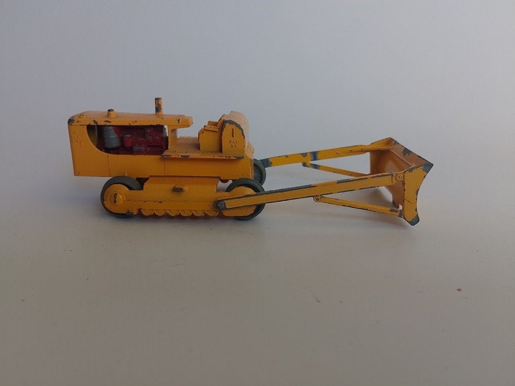 Caterpillar Buldozer D9,  Lesley Matchbox King Size nr 3, Ophalen of Verzenden, Gebruikt, Auto, Matchbox