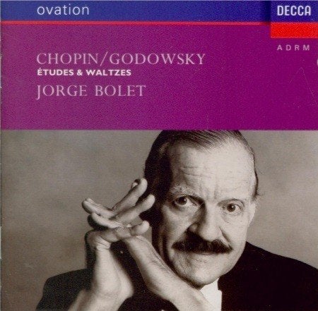 JORGE BOLET: Chopin arrangementen van L. Godowsky, Kamermuziek, Chopin, Ophalen of Verzenden, Romantiek