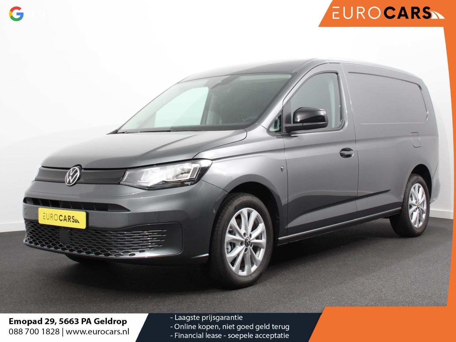 Volkswagen Caddy Cargo Maxi 2.0 TDI Style Automaat Airco Blu, Auto's, Bestelauto's, Stof, Gebruikt, 4 cilinders, 122 pk