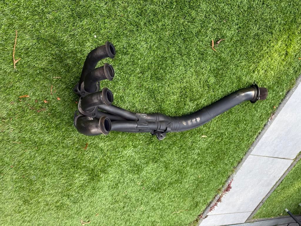 Uitlaatcollector kawasaki zx6r 636 2002, Motoren, Ophalen, Gebruikt