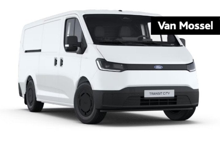 Ford Transit City L1H1 56 kWh | Vanaf Prijs | Nieuw Te Beste, 12 maanden, Stof, 254 km, Wit