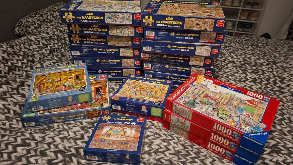 Diverse puzzels, oa van haasteren, Ophalen, 500 t/m 1500 stukjes, Zo goed als nieuw